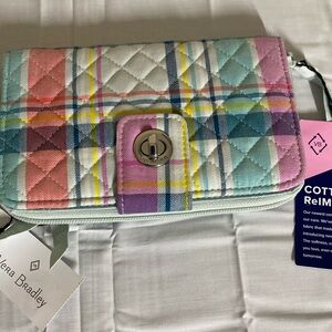 Vera Bradley Plaid Quilted Wallet